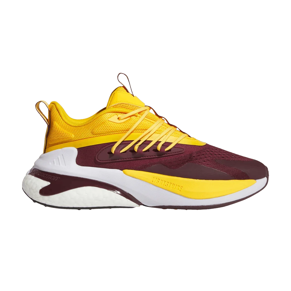 Кроссовки Adidas AlphaBoost V2 'Collegiate Gold Maroon'