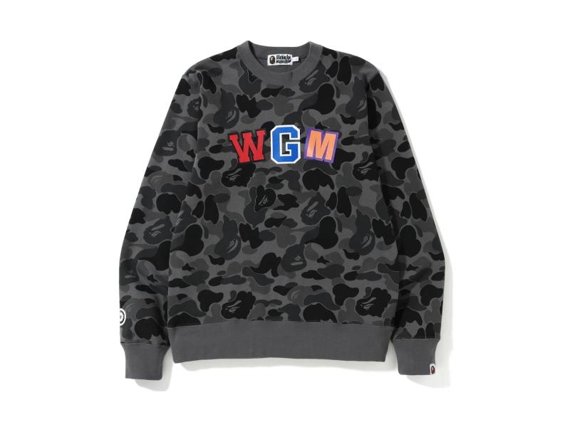 Толстовка BAPE ABC Shark Crewneck Black