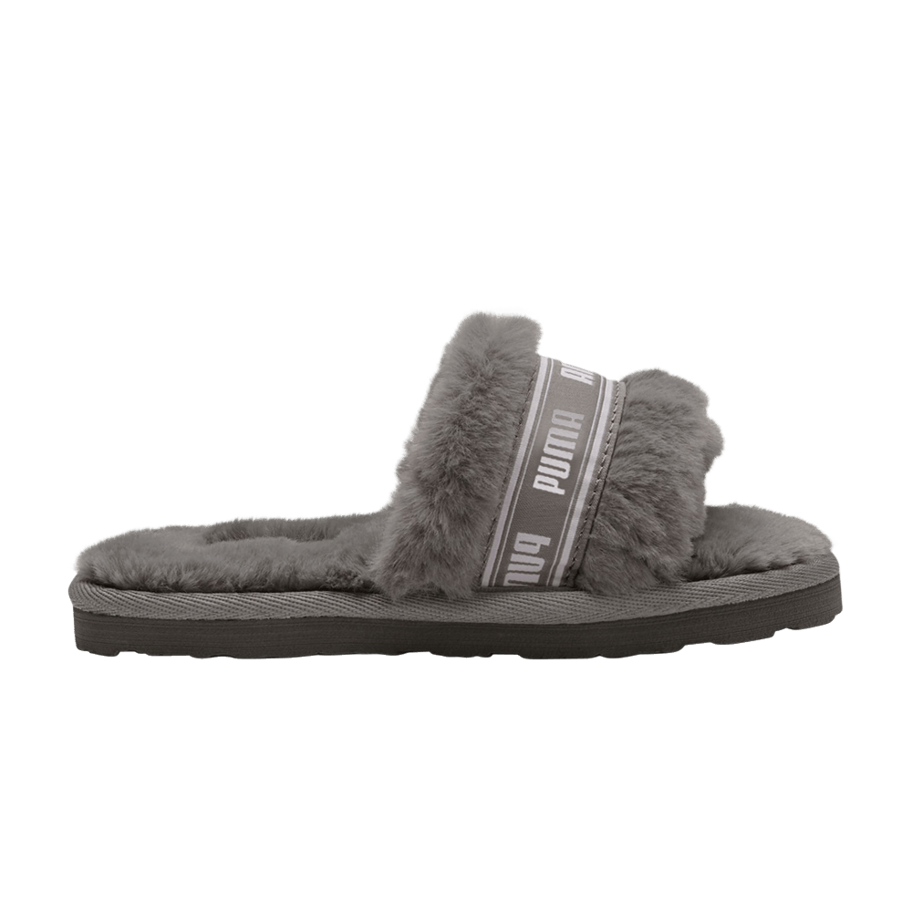 Кроссовки Puma Fluff Slide Little Kid 'Charcoal Grey'