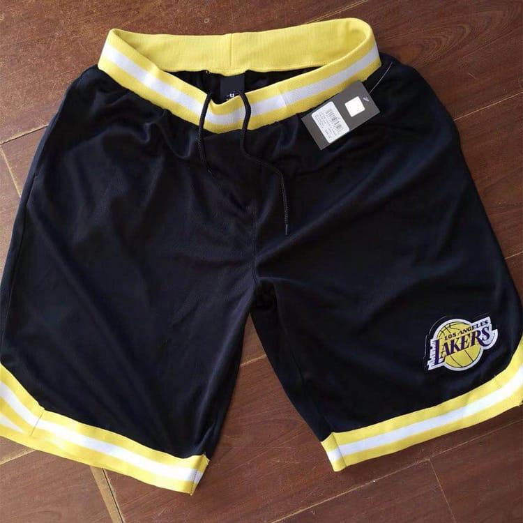 DPOY-LA-Lakers-Logo-Black-Shorts-3