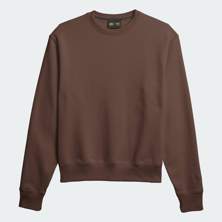 Свитшот adidas Pharrell Williams Basics Crewneck Sweatshirt Earth Brown
