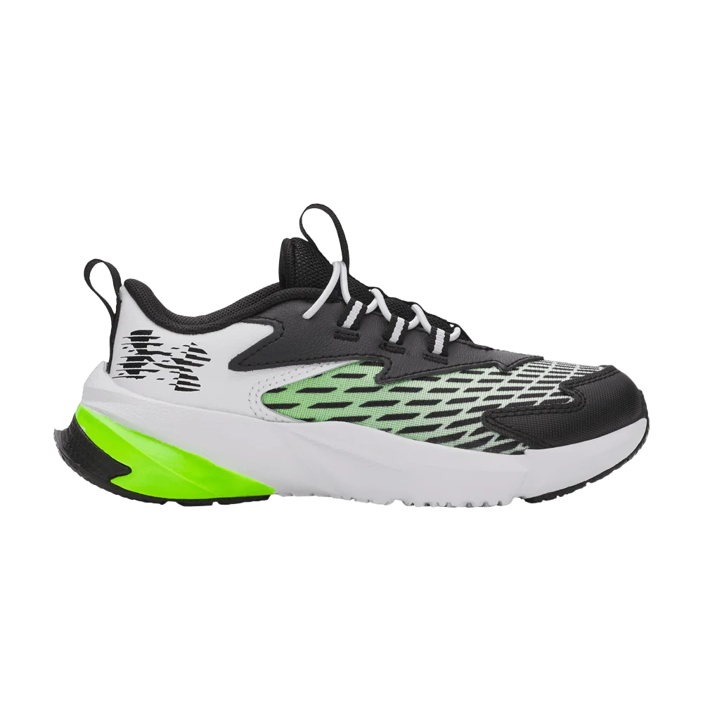 Кроссовки Under Armour Scramjet 7 PS 'White Hyper Green Black'