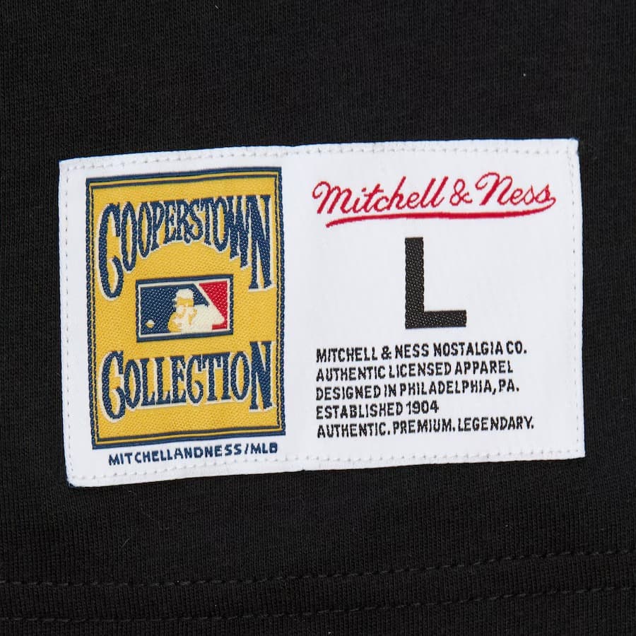 Футболка Mitchell & Ness Black Chicago White Sox Vintage Logo T-Shirt