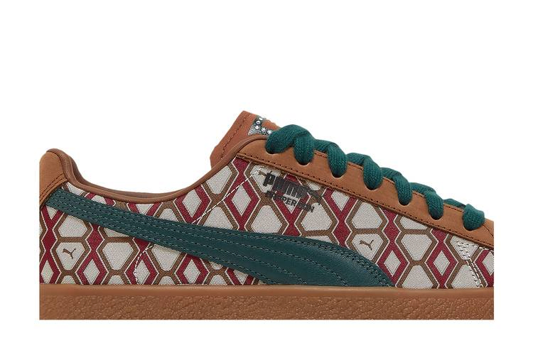 Кроссовки Puma Dapper Dan x Clyde Vintage 'Pre-Game Runway - Brown'