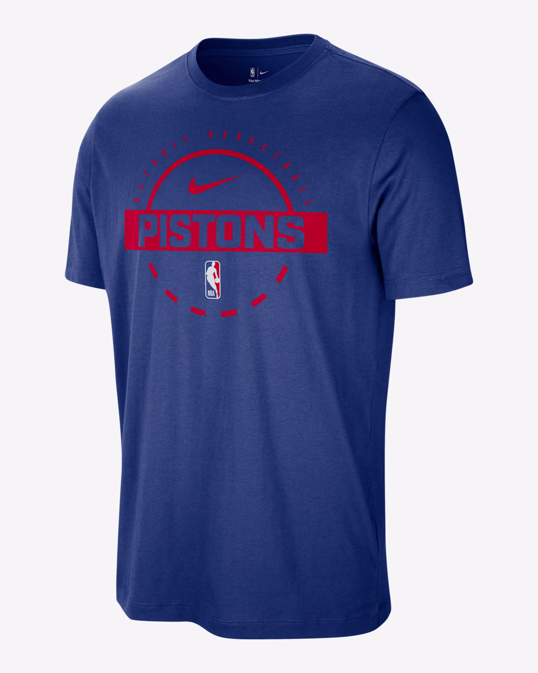 Мужская тренировочная футболка Nike NBA Detroit Pistons Rush Blue