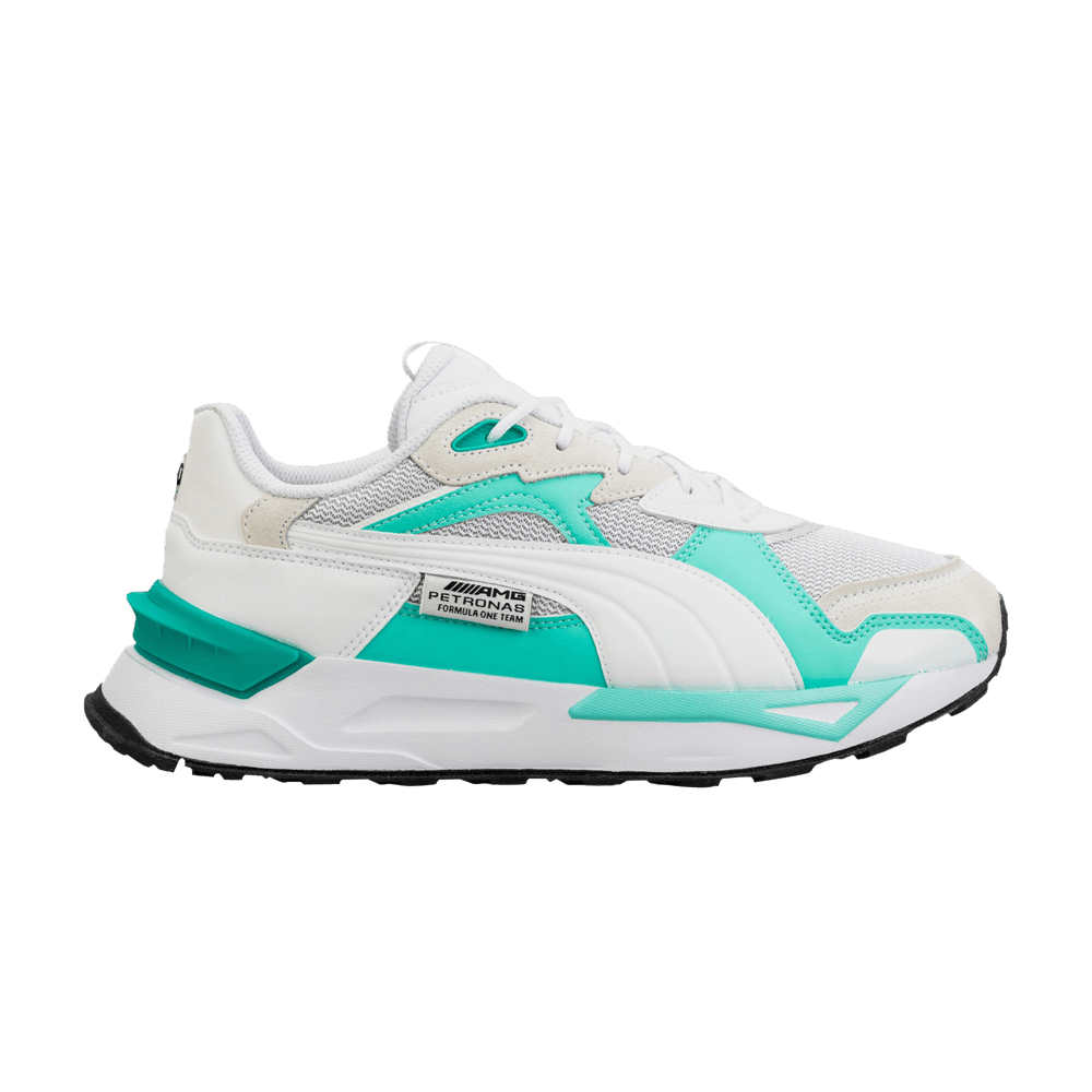Кроссовки Mercedes-AMG Petronas F1 x Puma Mirage Sport Asphalt 'White Teal'