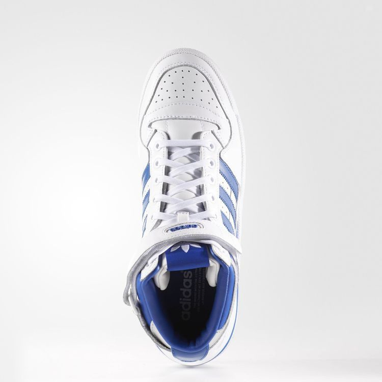 Кроссовки Adidas Forum Mid Refined 'White Navy'
