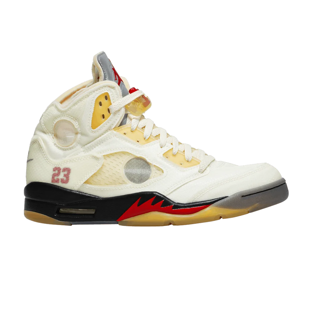 Krossovki-Off-White-x-Air-Jordan-5-SP-Sail