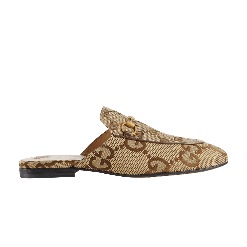 Кроссовки Gucci Wmns Jumbo GG Princetown Slipper 'Camel'