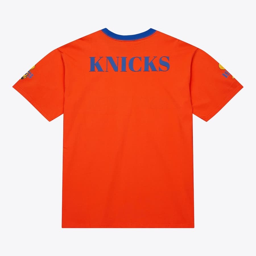 Футболка Mitchell & Ness Orange New York Knicks Team OG 3.0 Vintage T-Shirt