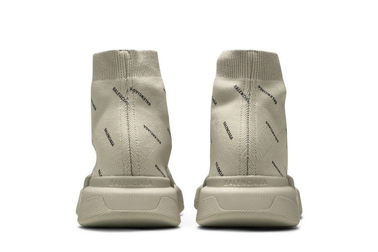 Кроссовки Balenciaga Speed 2.0 Sneaker 'Allover Logo - Sand'