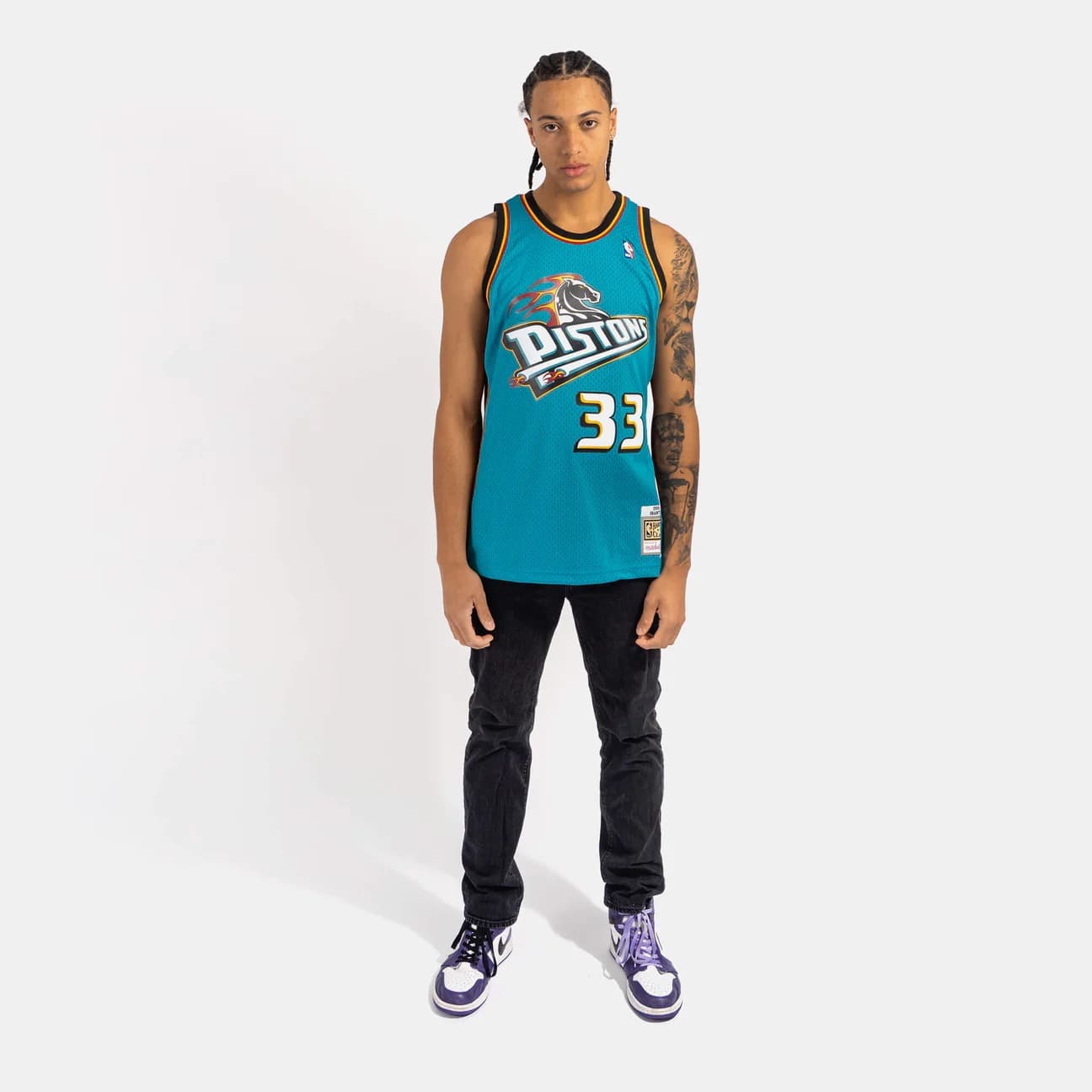 1998-1999-Detroit-Pistons-Grant-Hill-33-Swingman-Hardwood-Classic-Teal-Jersey-7