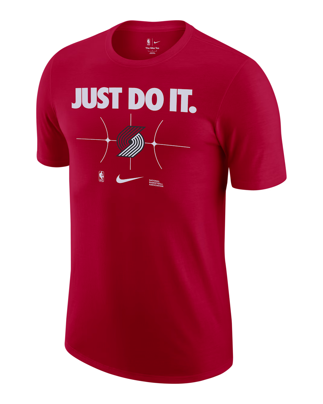 Мужская футболка Nike NBA Portland Trail Blazers Essential JUST DO IT University Red