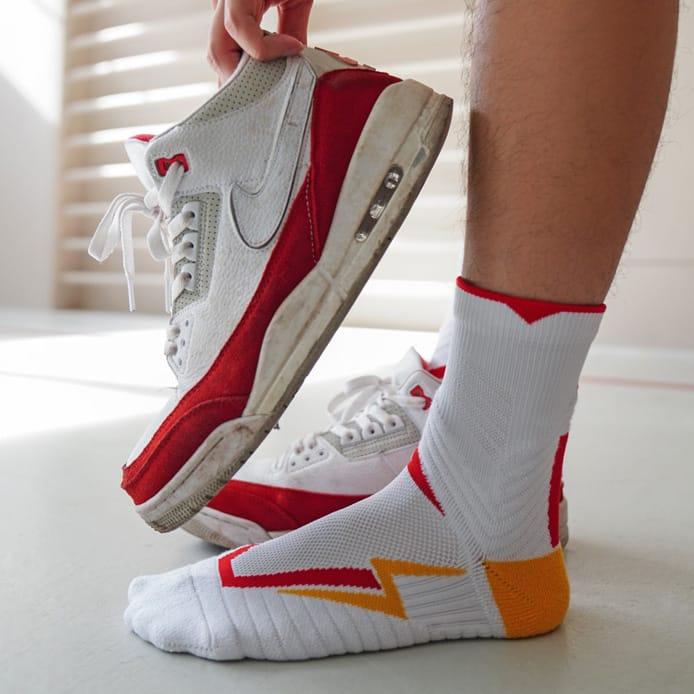 Спортивные носки Ehot Mamba White Quarter Socks