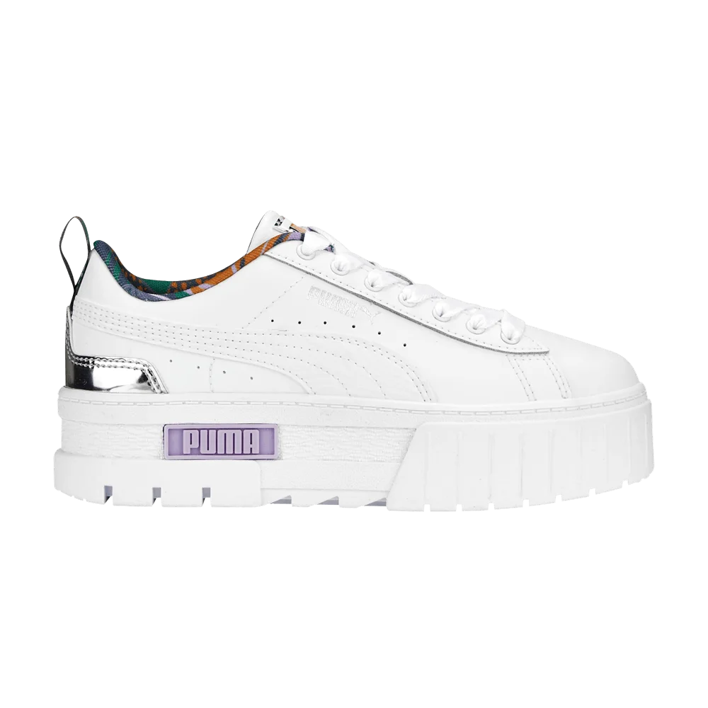 Кроссовки Puma Mayze Big Kid 'Vacay Queen - White Vivid Violet'