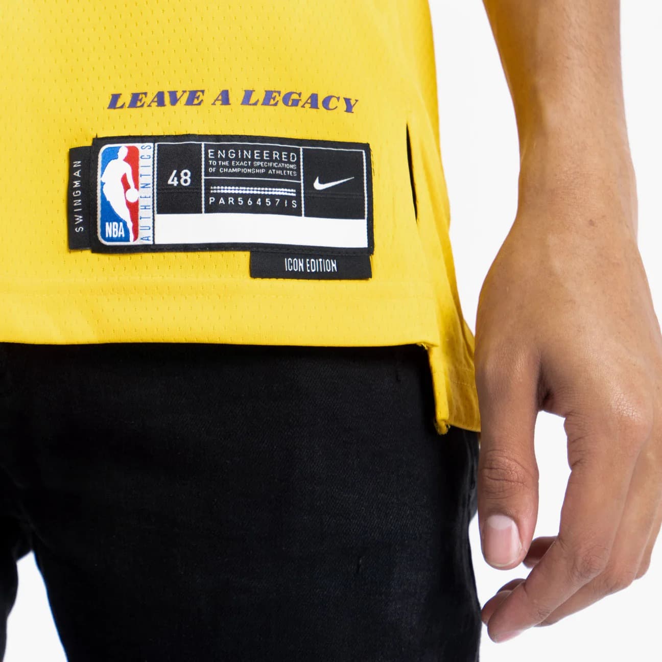 Баскетбольная джерси 2022-23 Los Angeles Lakers Russell Westbrook #0 Swingman Icon Edition Yellow Jersey