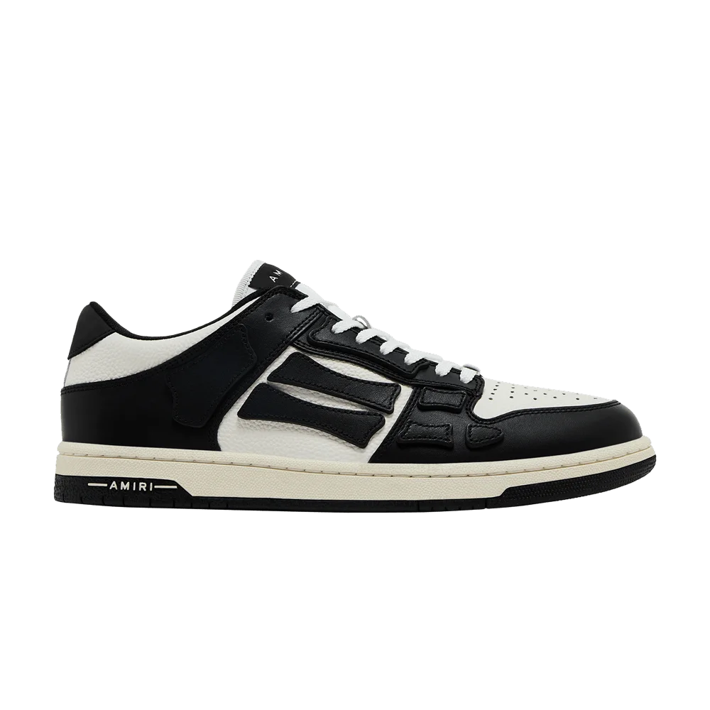 Кроссовки Amiri Skel Top Low 'Black White' 2024