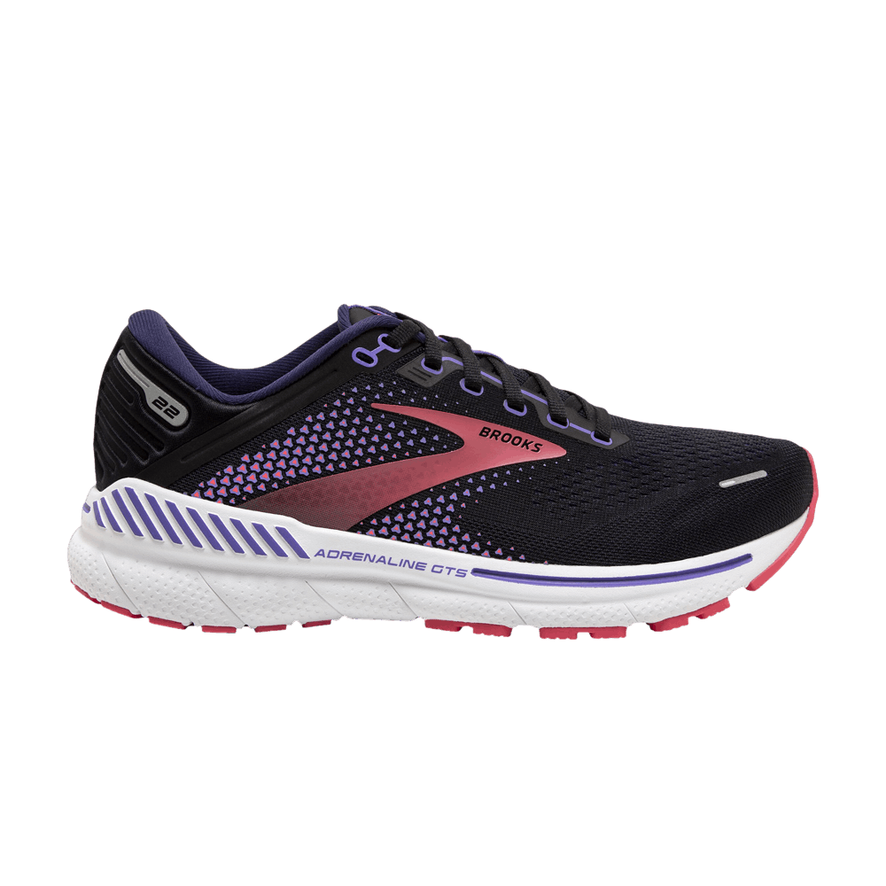 Кроссовки Brooks Wmns Adrenaline GTS 22 2A Narrow 'Black Purple Coral'