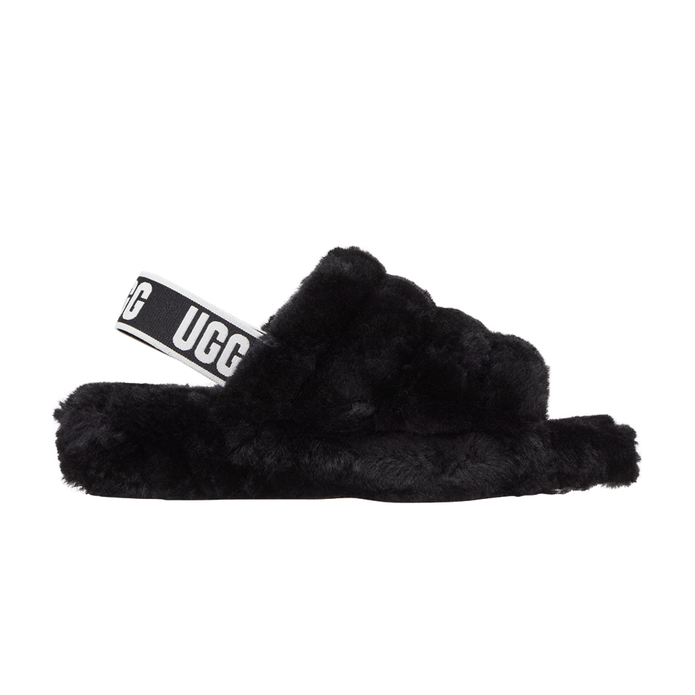 UGG Wmns Fluff Yeah Slide 'Black'