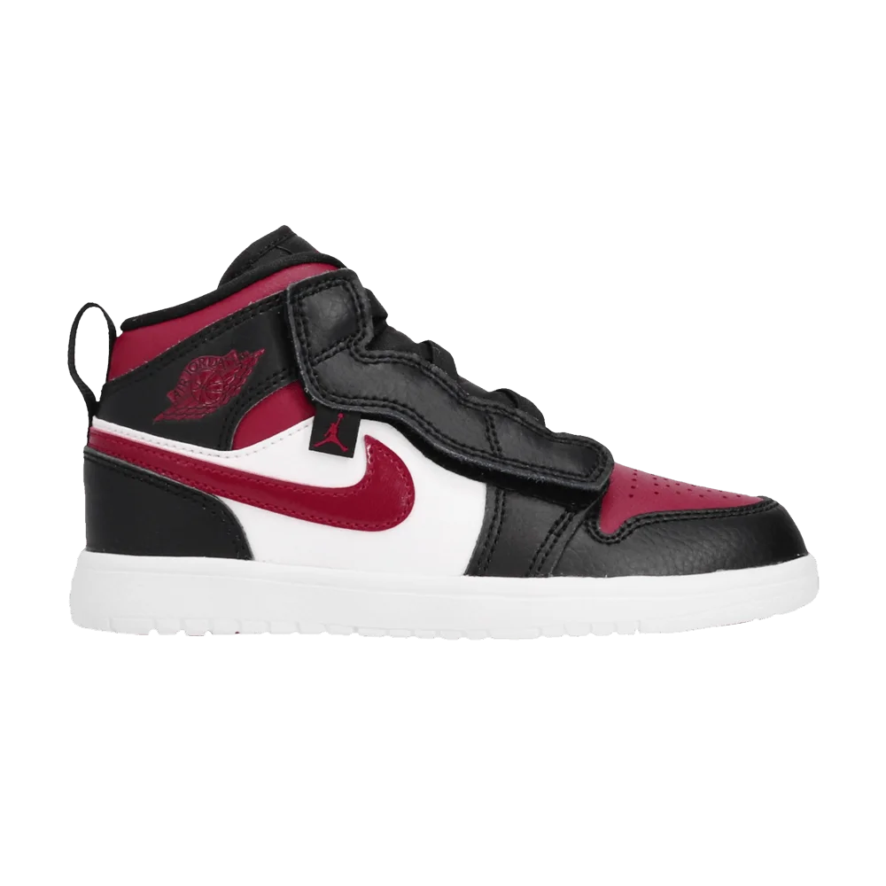Krossovki-Air-Jordan-1-Mid-ALT-PS-Noble-Red