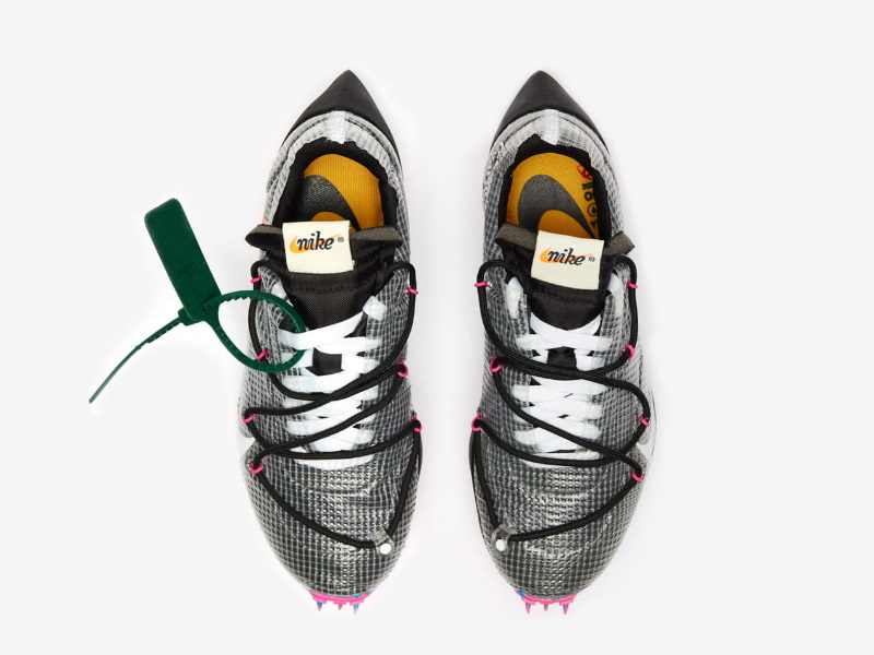 Кроссовки Off-White x Wmns Nike Vapor Street Black Laser Fuchsia