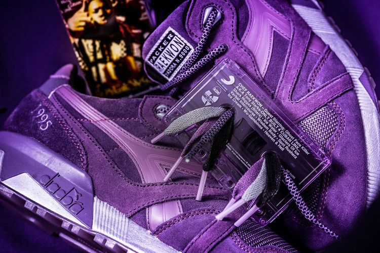 Кроссовки Diadora Packer Shoes X Raekwon X N 9000 'Purple Tape'