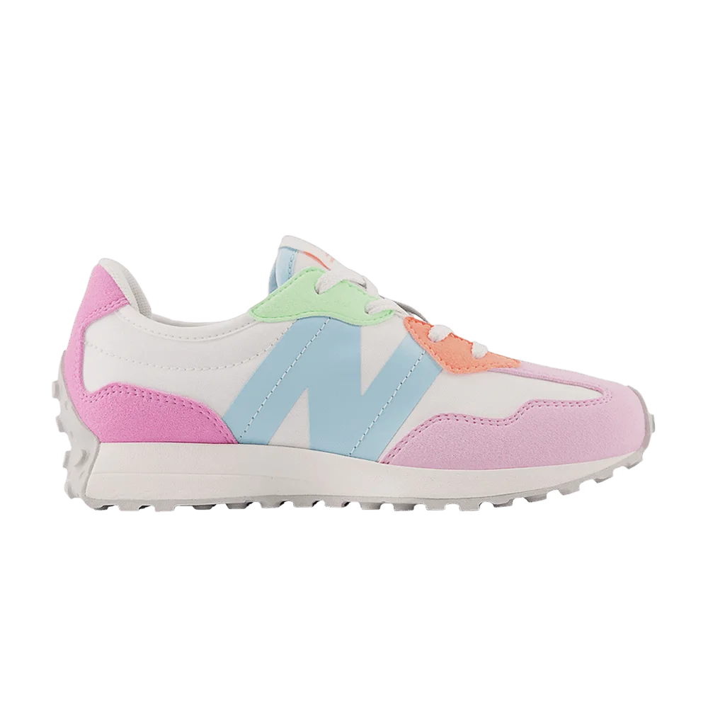 Кроссовки New Balance 327 Little Kid Wide 'Raspberry Bleach Blue'