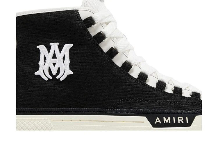 Кроссовки Amiri M.A. Logo Court High 'Black White'