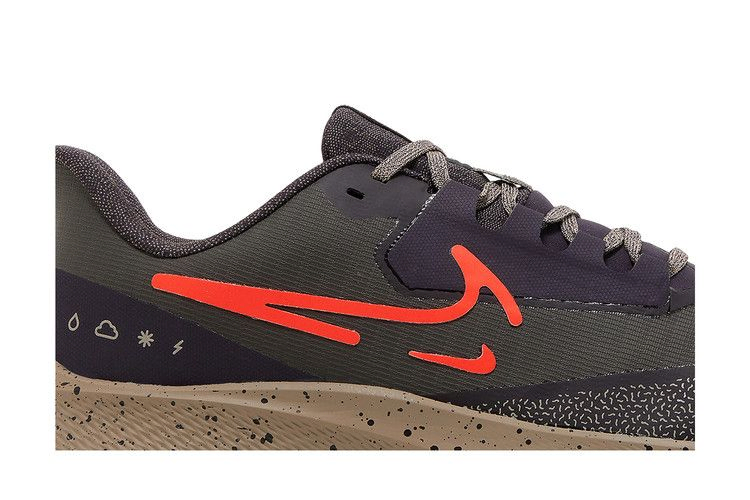 Кроссовки Nike Air Zoom Pegasus 39 Shield 'Medium Ash Bright Crimson Speckled'