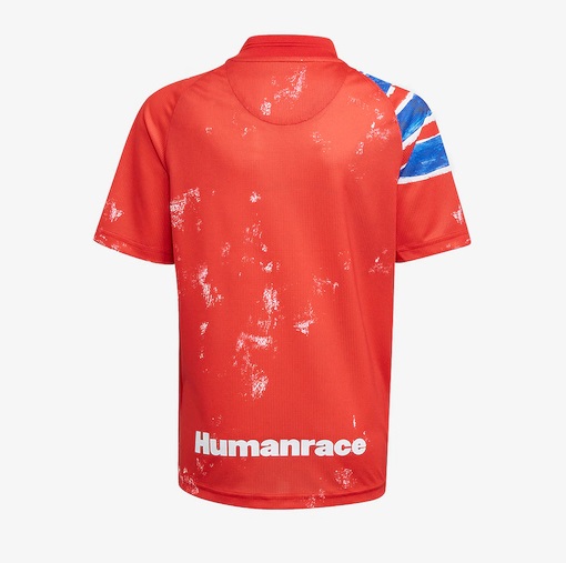 Баскетбольная футболка adidas FC Bayern Human Race Kids Jersey True Red/White
