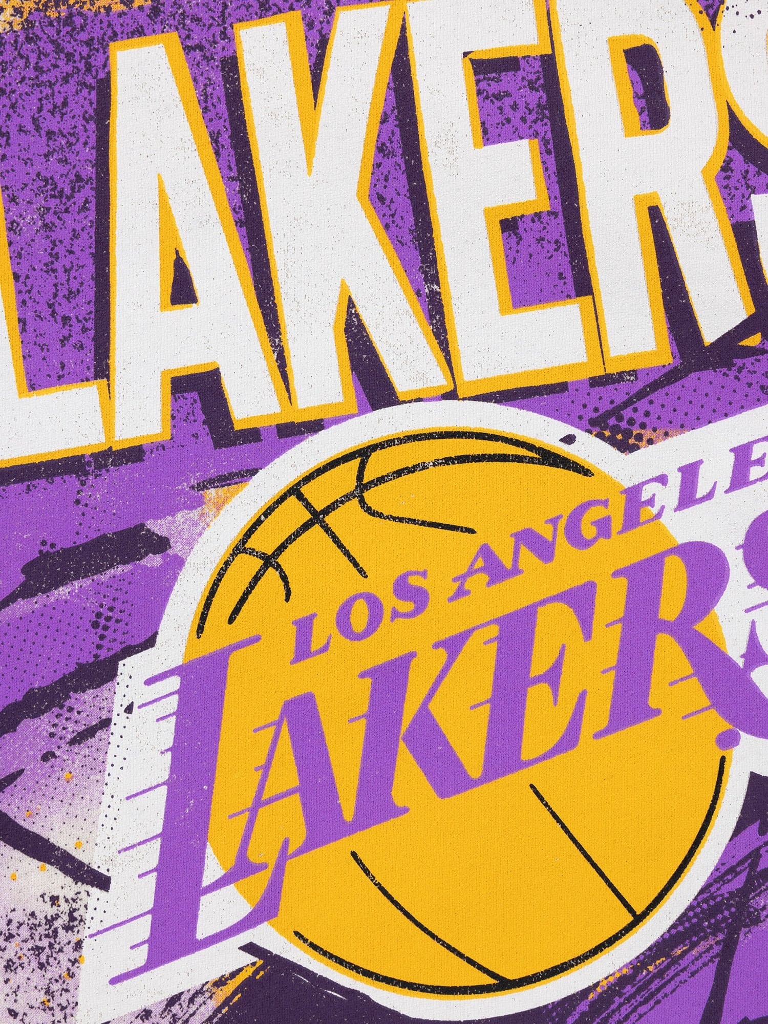 Футболка Mitchell & Ness Los Angeles Lakers Vintage Abstract NBA Crewneck