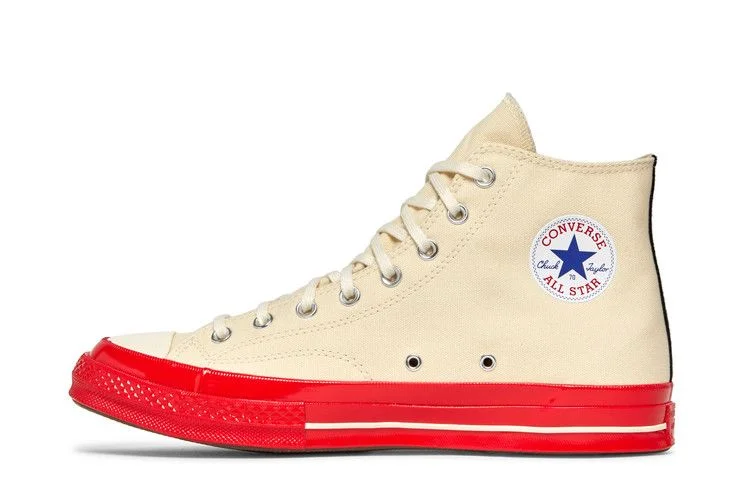Кроссовки Comme des Garçons Play x Converse Chuck 70 High 'Pristine Red'