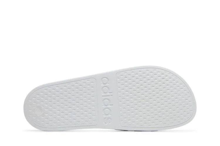 Adidas Adilette Aqua Slides 'White Platinum Metallic'