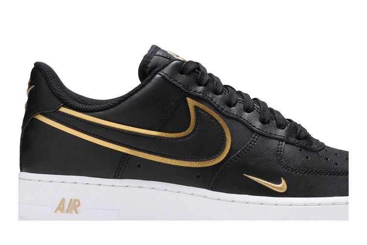 Кроссовки Nike Air Force 1 '07 LV8 'Metallic Swoosh Pack - Black'