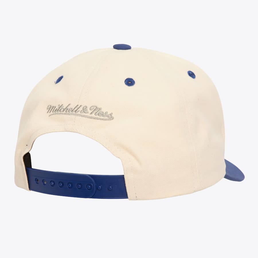 Бейсболка Mitchell & Ness Cream Los Angeles Dodgers Horizon Pro Crown Snapback Hat