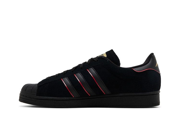 Кроссовки Felipe Gustavo x adidas Superstar ADV 'Black Scarlet'