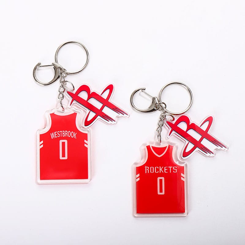 Jinduo-Rockets-Westbrook-0-Star-Keychain