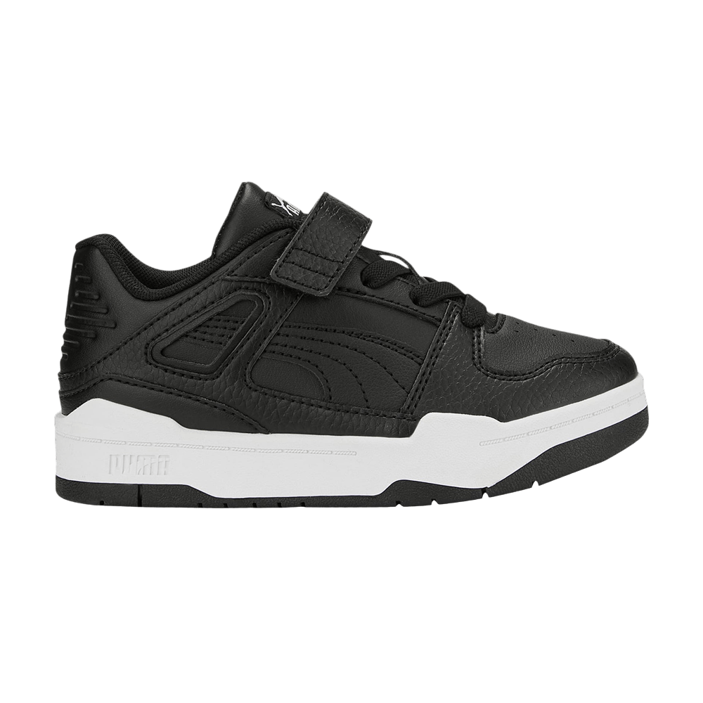 Кроссовки Puma Slipstream Leather Little Kid 'Black White'