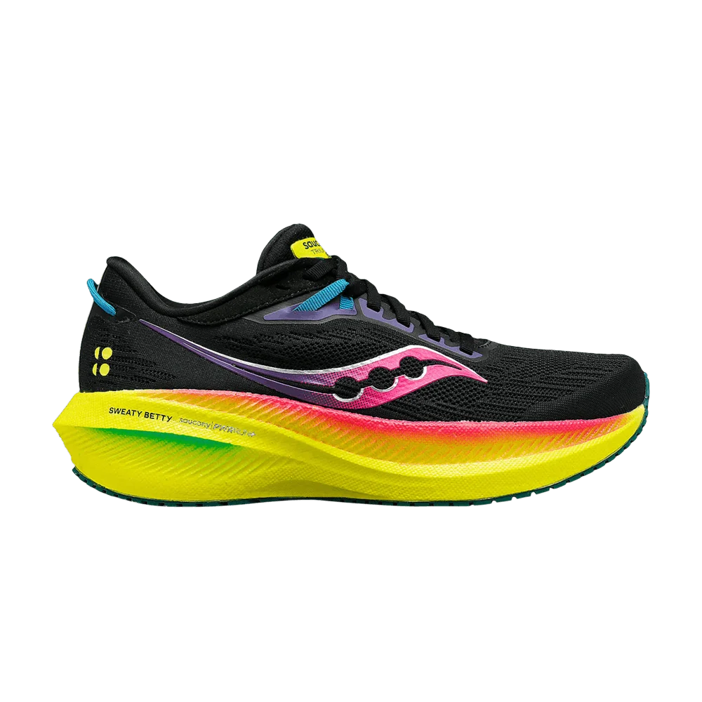 Кроссовки Sweaty Betty x Saucony Wmns Triumph 21 'Black Pink Citron'