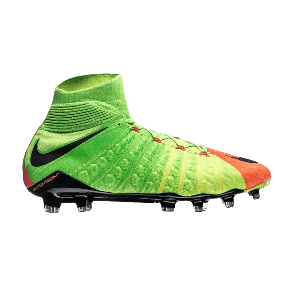 Krossovki-Nike-JR-Hypervenom-3-DF-FG-Black-Electric-Green