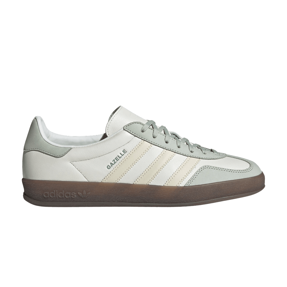 Кроссовки Adidas Gazelle Indoor 'White Halo Green'