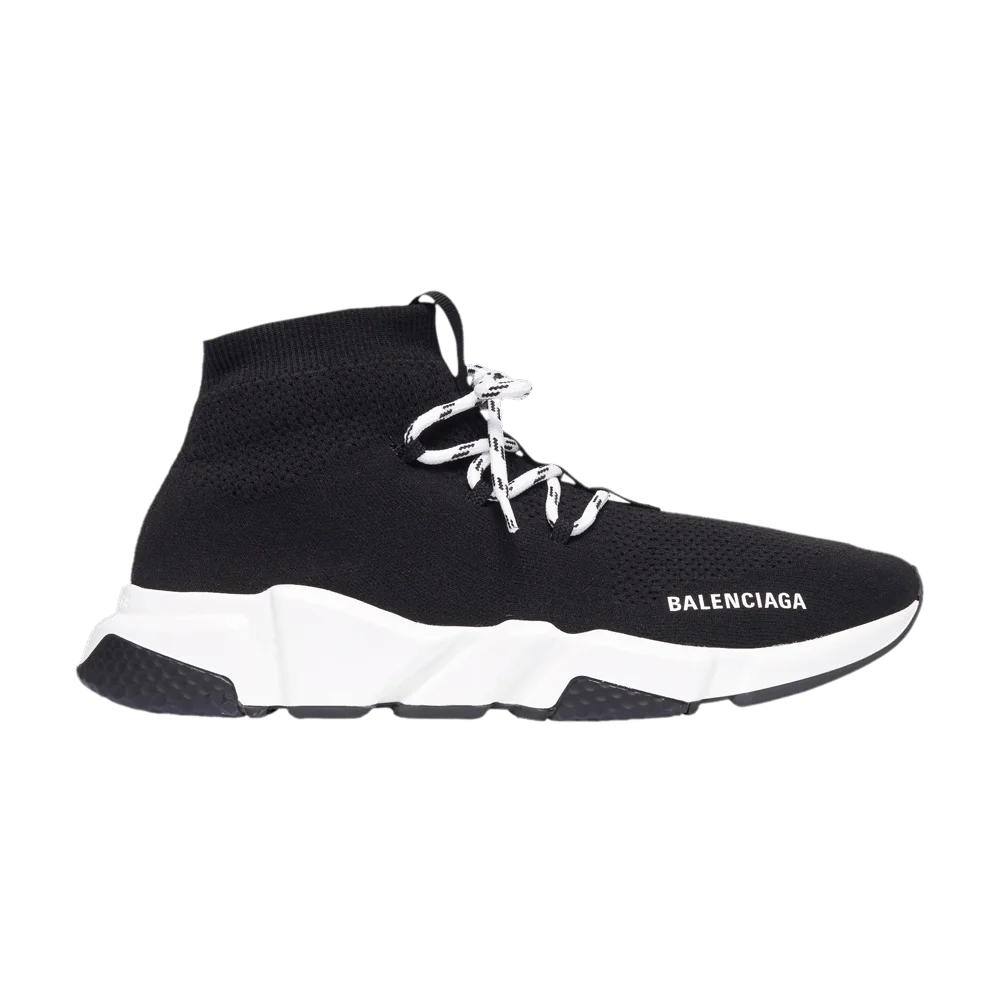 Кроссовки Balenciaga Speed Trainer Lace-Up 'Black White'