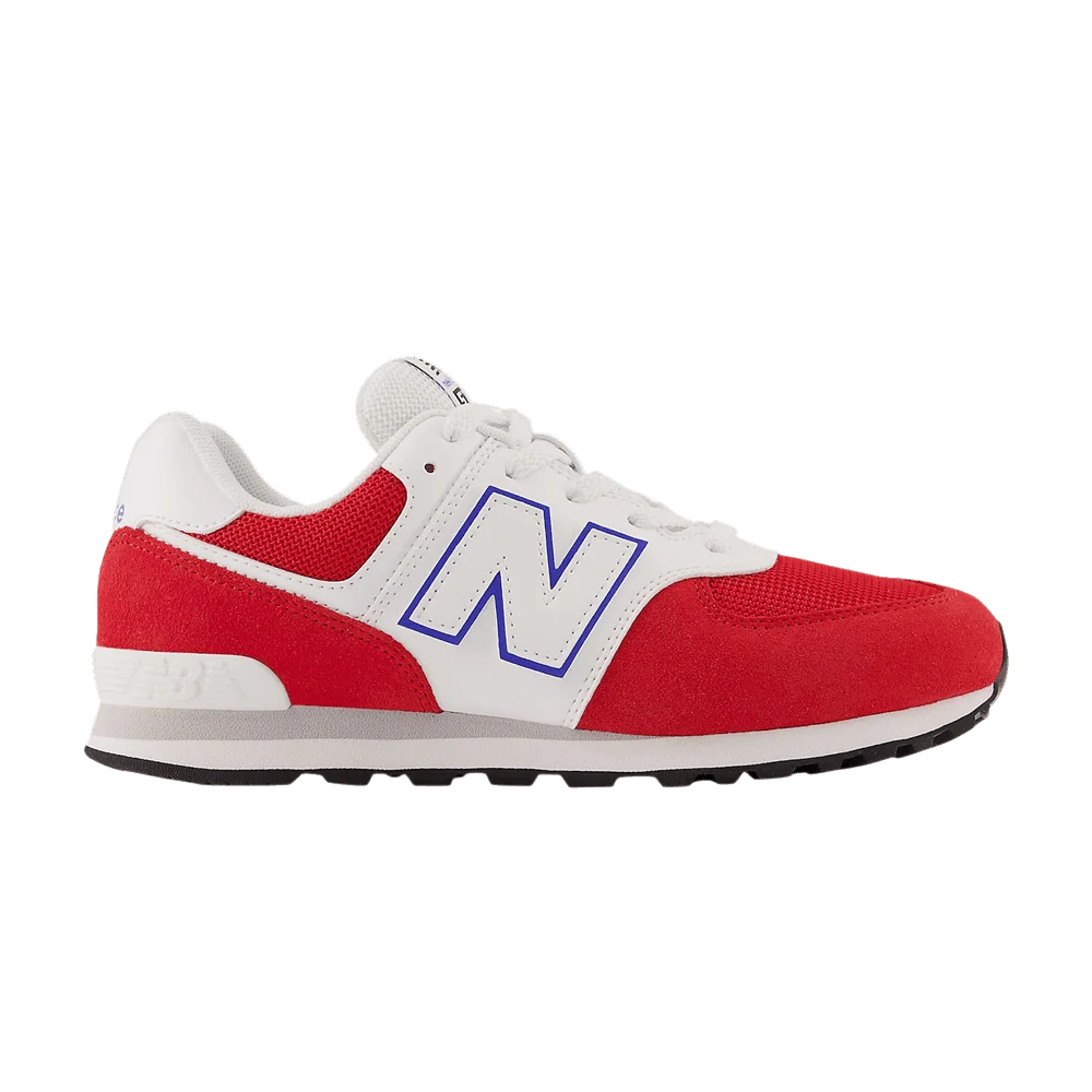Кроссовки New Balance 574 Big Kid Wide 'Team Red White'