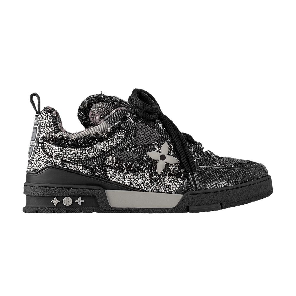 Кроссовки Louis Vuitton Skate Sneaker 'Black Swarovski Monogram'