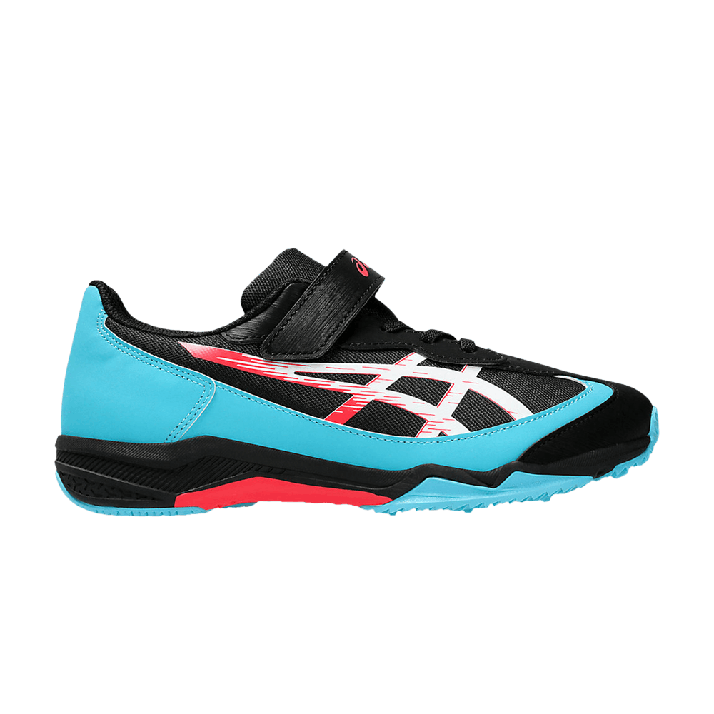 Кроссовки ASICS Lazerbeam SJ MG GS Wide 'Black Neon Red'