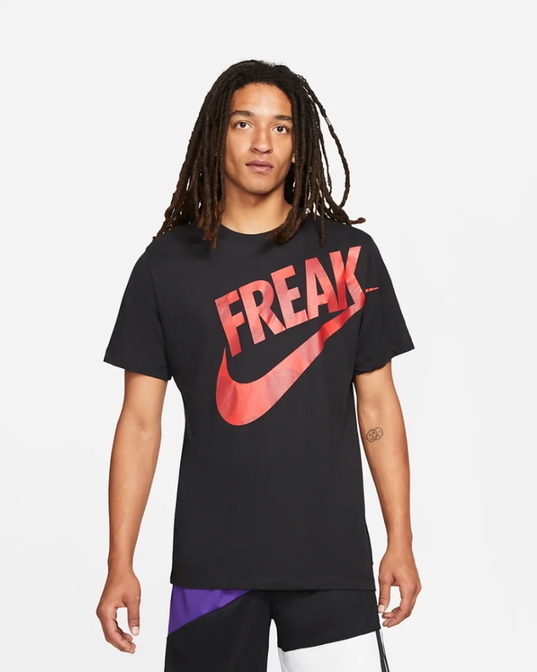 Футболка Nike Giannis Antetokounmpo Freak Logo T-Shirt Black