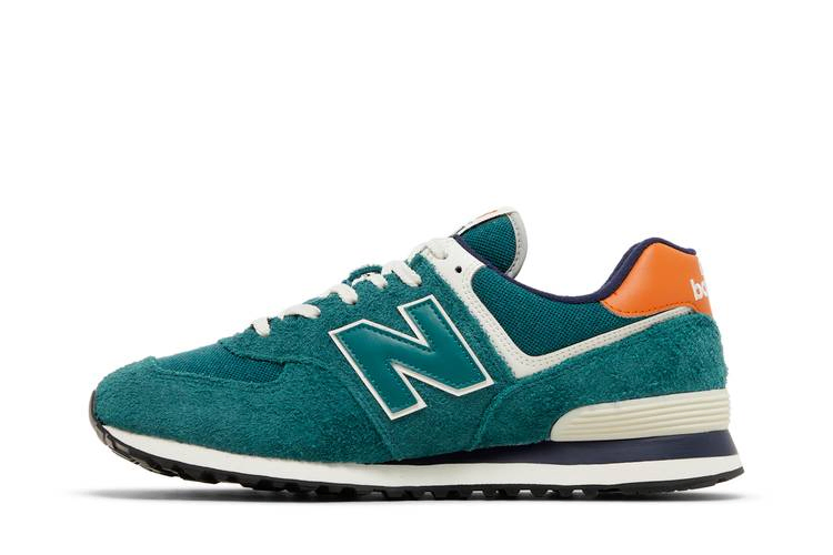 Кроссовки New Balance 574 'Aqua Green Orange'