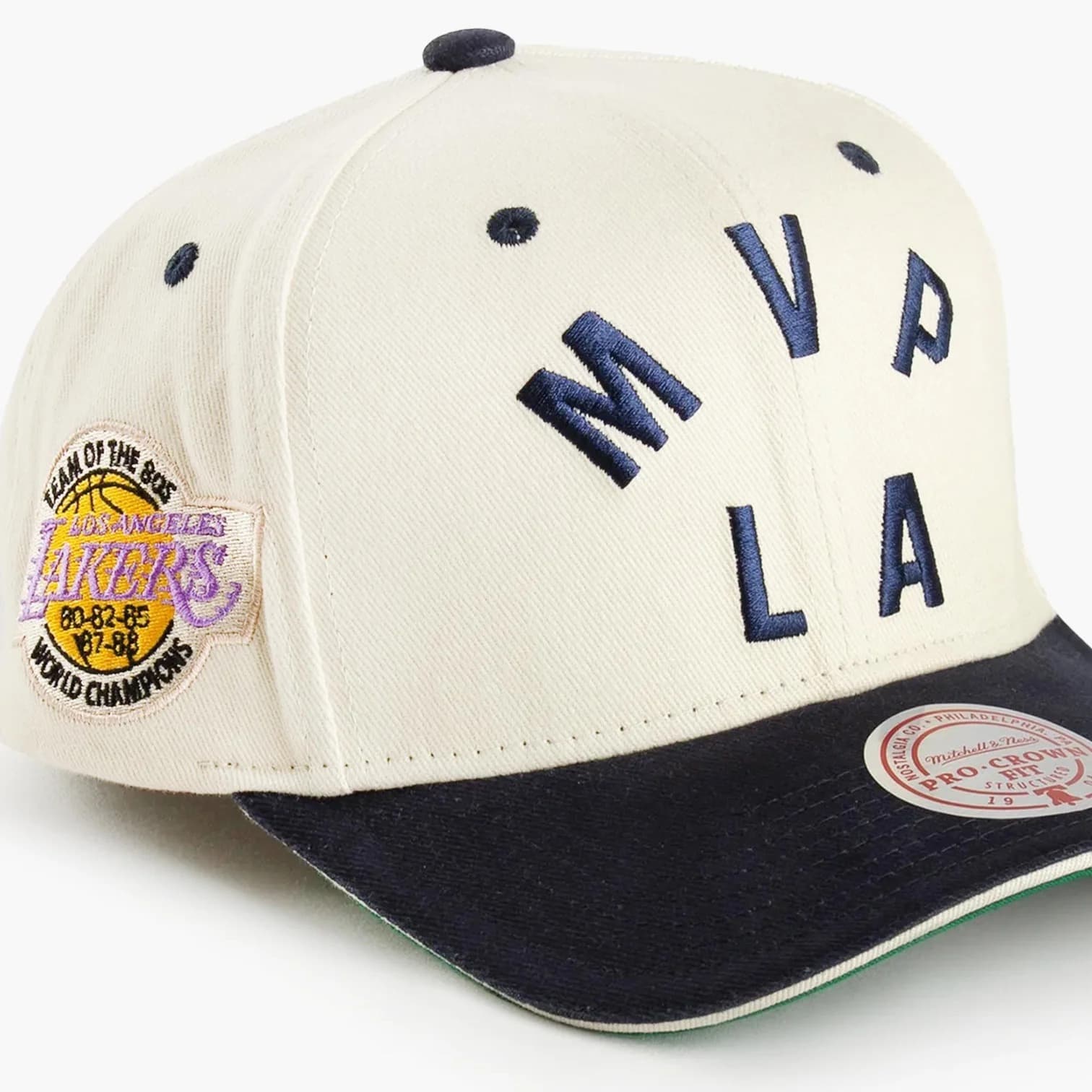 Бейсболка Mitchell & Ness Los Angeles Lakers MVP LA Pro Crown NBA Snapback Hat