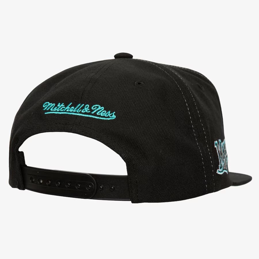 Бейсболка Mitchell & Ness Black Florida Marlins Day 4 Cooperstown Collection Snapback Hat