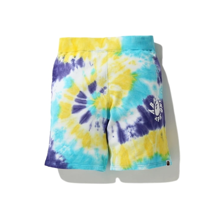 Спортивные шорты BAPE Tie Dye Sweat Shorts Multi